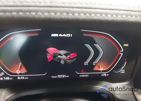 2021 BMW M440I xDrive from USA, damaged, VIN WBA13AR07MCF36565